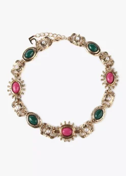 Collar gargantilla piedras