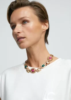 Collar gargantilla piedras