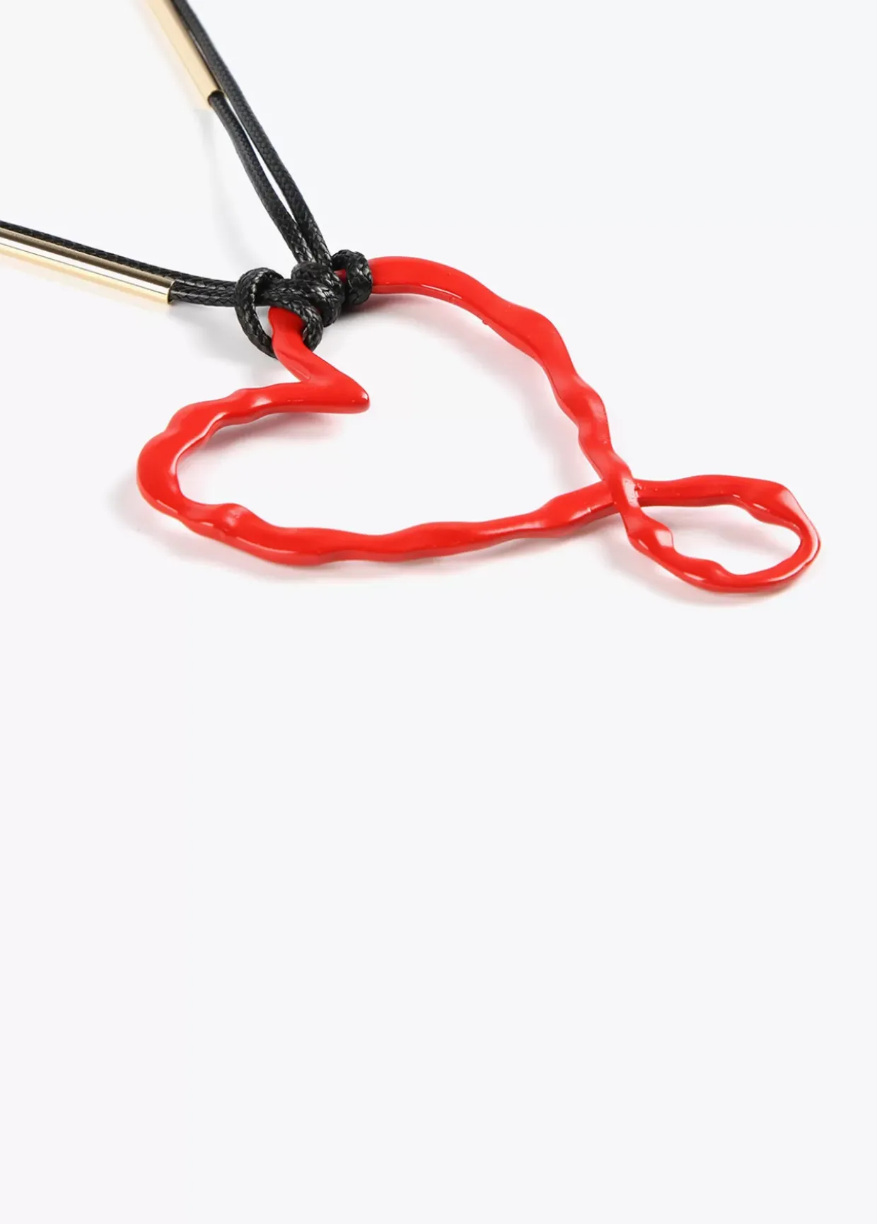 Collar largo corazón infinito