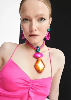 Collar maxi piezas de colores