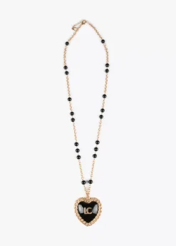 Collar medalla corazón