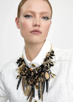 Collar multi abalorios estilo africano