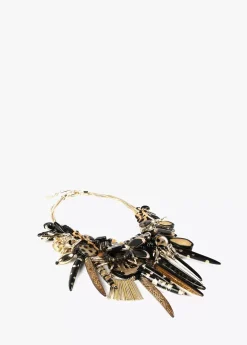 Collar multi abalorios estilo africano