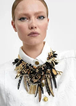 Collar multi abalorios estilo africano