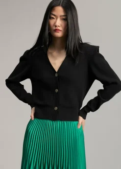 Cárdigan con hombreras