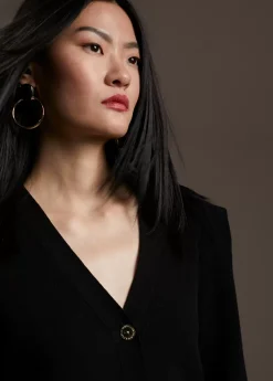 Cárdigan con hombreras