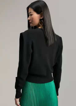 Cárdigan con hombreras