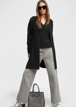 Cárdigan de punto tachas