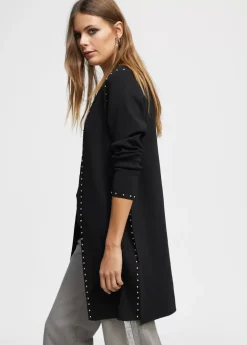 Cárdigan de punto tachas