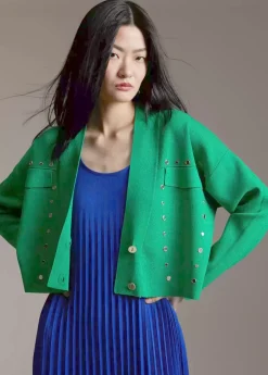 Cárdigan detalle espejos