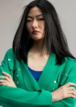 Cárdigan detalle espejos