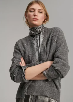 Cárdigan detalle joyas