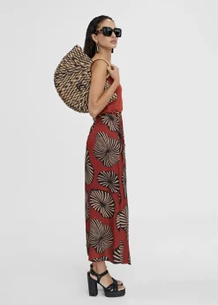 Falda estampada tipo pareo