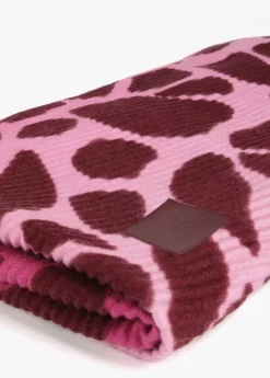 Fular plisado animal print