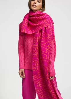 Fular plisado logotipado