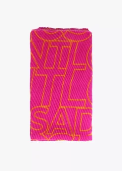 Fular plisado logotipado