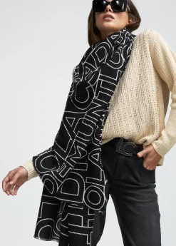 Fular plisado logotipado