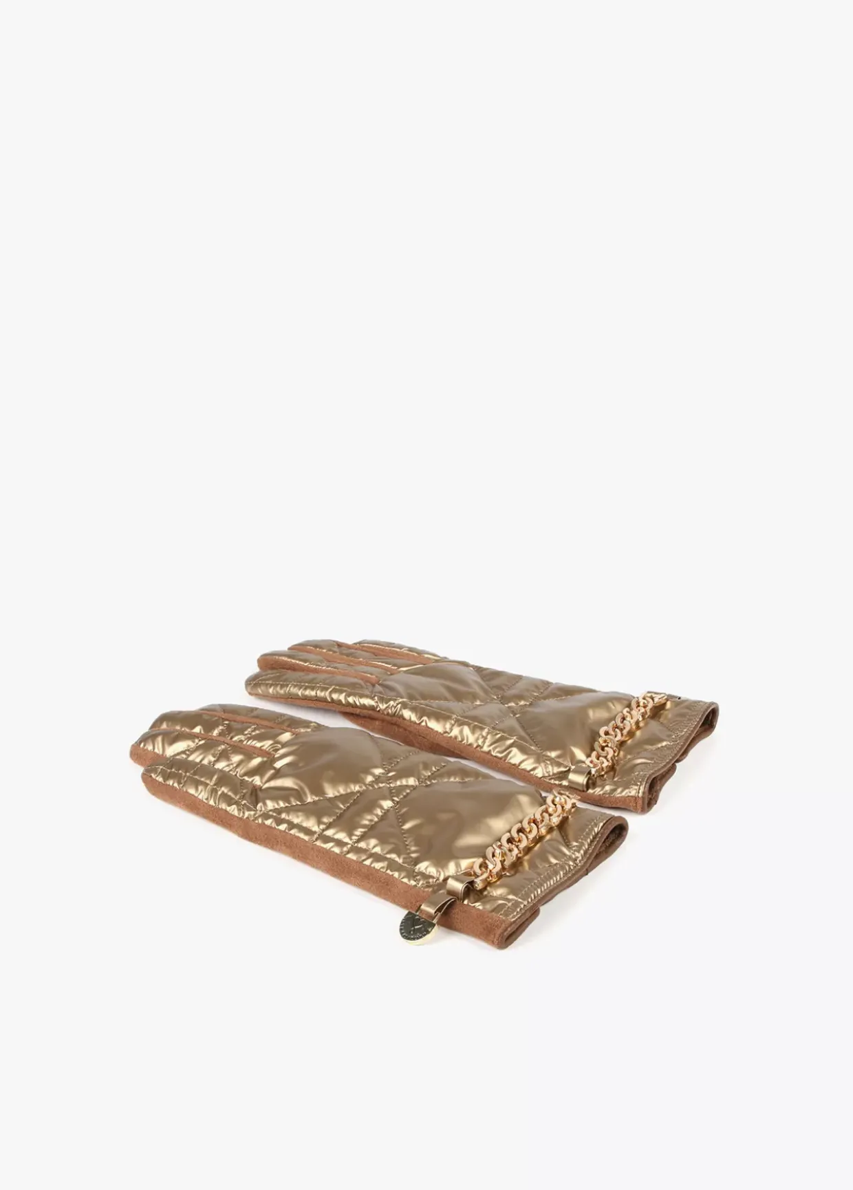 Guantes acolchados con cadena