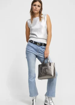 Jeans efecto tornasolado