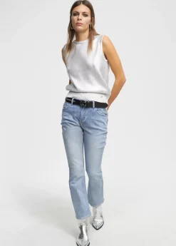 Jeans efecto tornasolado