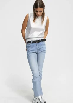 Jeans efecto tornasolado