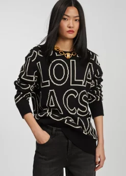 Jersey de punto letras