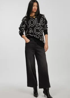 Jersey de punto letras