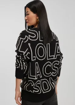 Jersey de punto letras