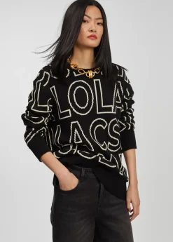 Jersey de punto letras