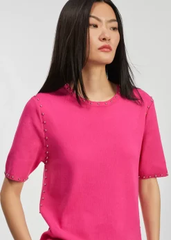 Jersey de punto tachas