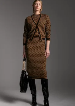 Jersey monograma bicolor