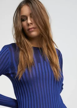 Jersey punto canalé