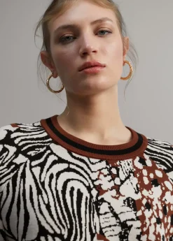 Jersey punto estampado