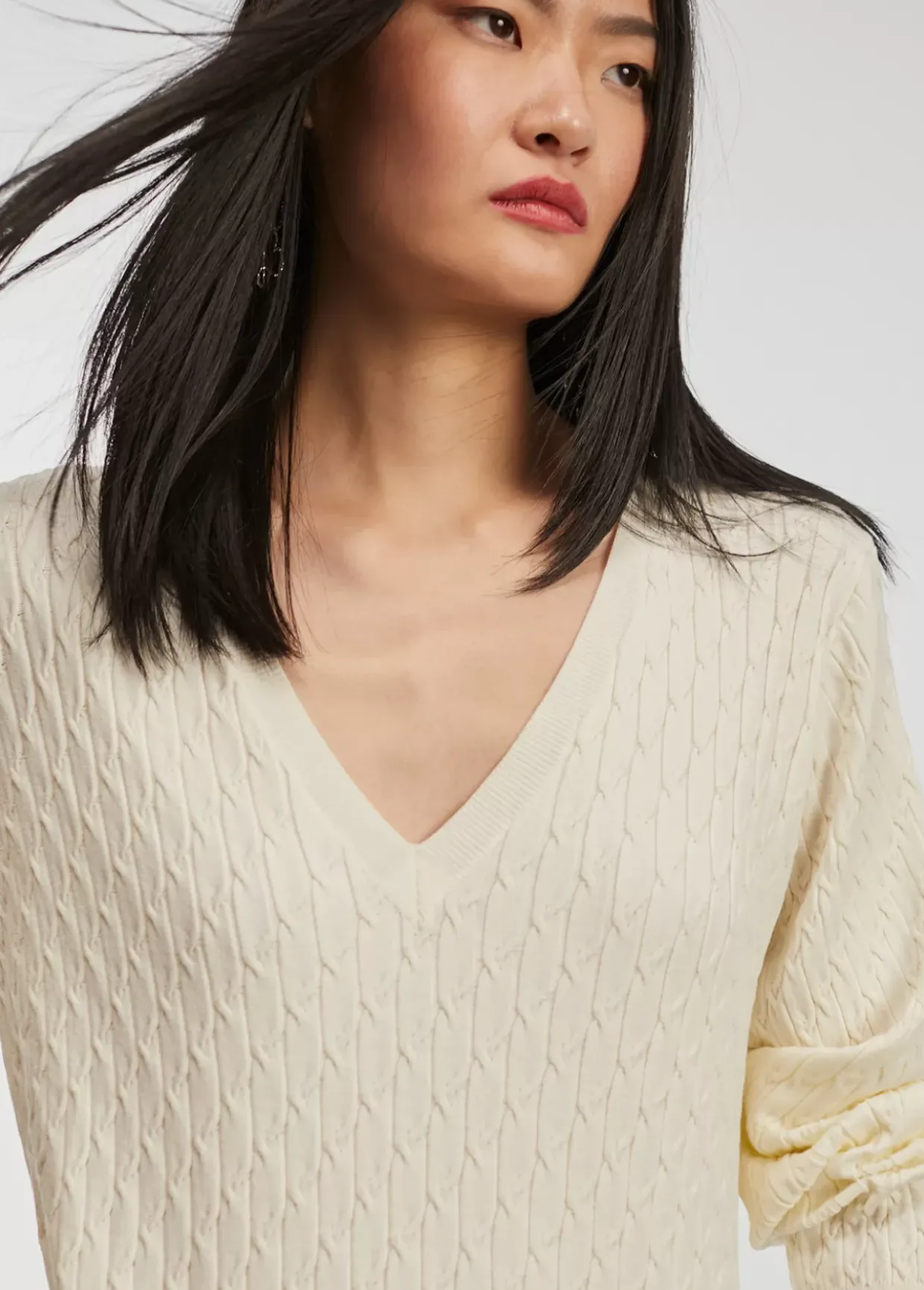 Jersey punto trenzado