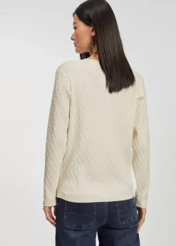 Jersey punto trenzado