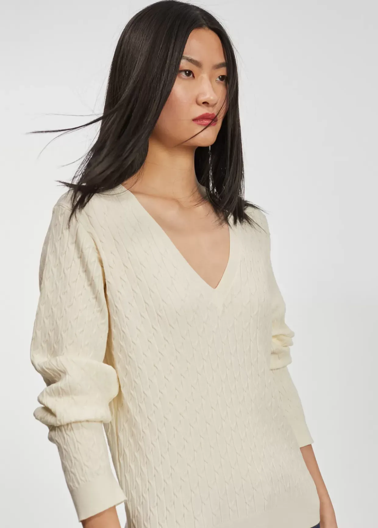 Jersey punto trenzado