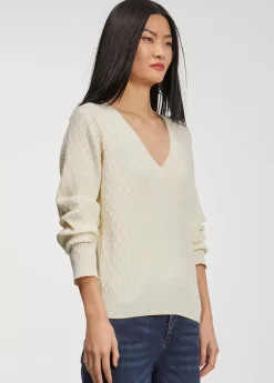 Jersey punto trenzado