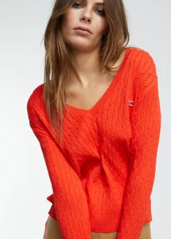 Jersey punto trenzado