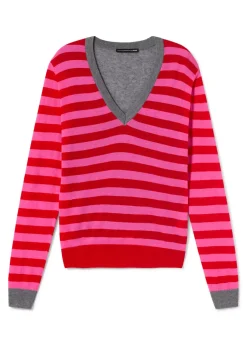 Jersey rayas bicolor