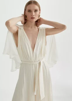 Mono plisado mangas capa