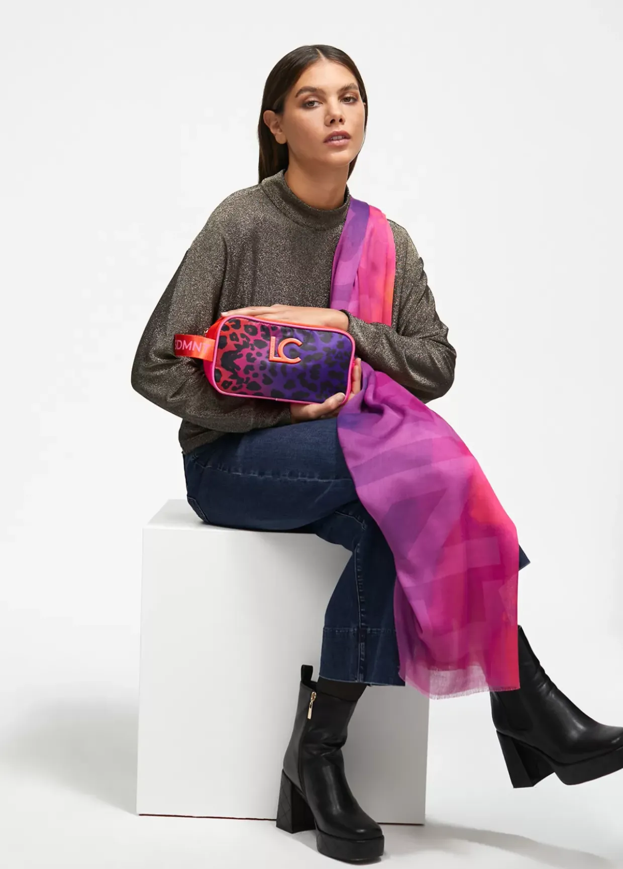 Neceser animal print multicolor