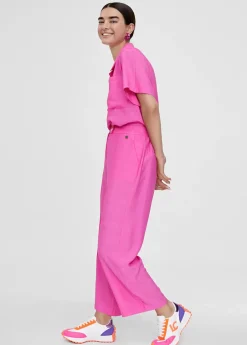 Pantalón cropped monocolor