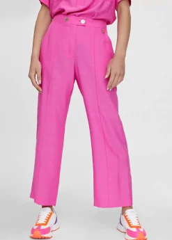 Pantalón cropped monocolor