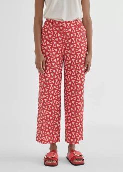 Pantalón cropped monograma