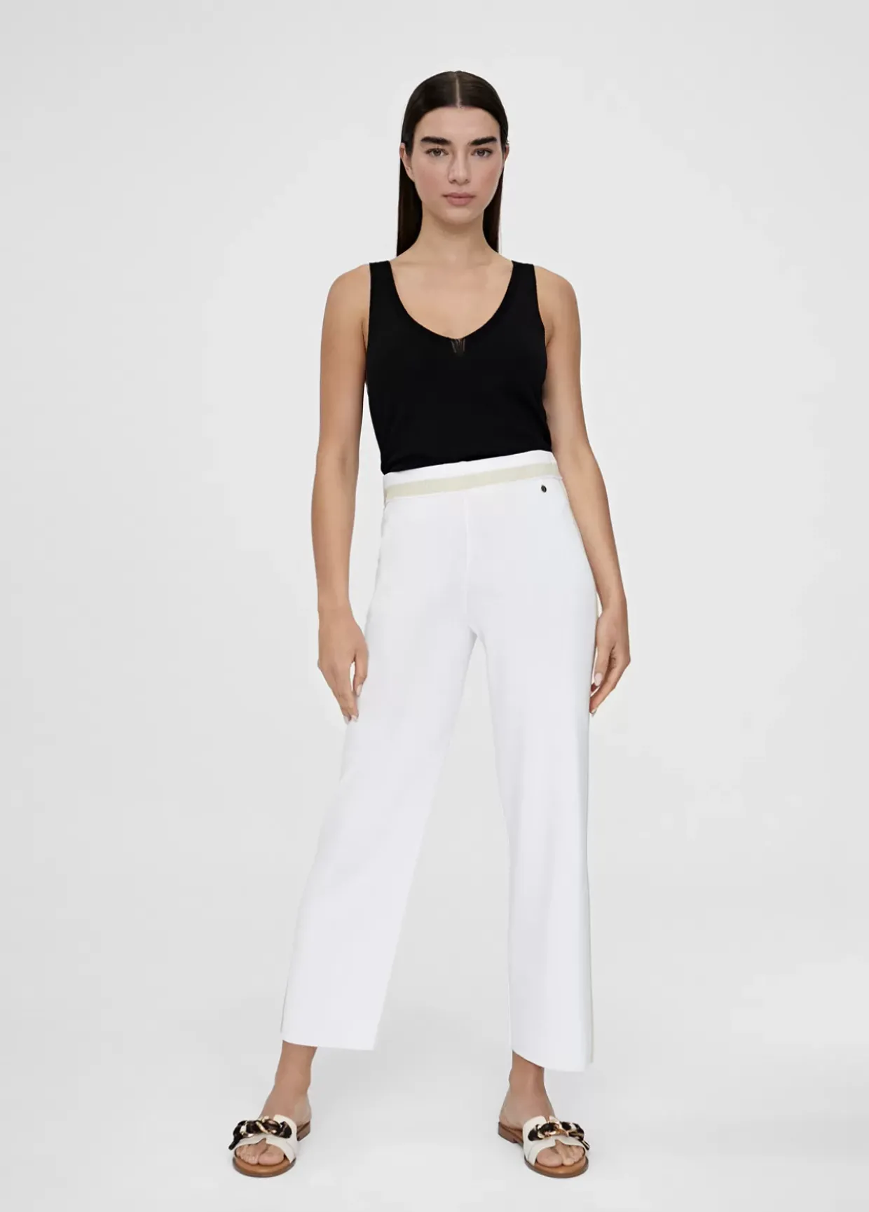 Pantalón culotte de punto