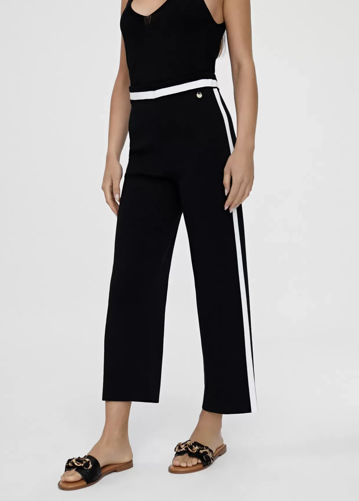 Pantalón culotte de punto