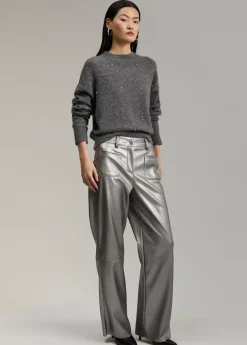 Pantalón efecto piel