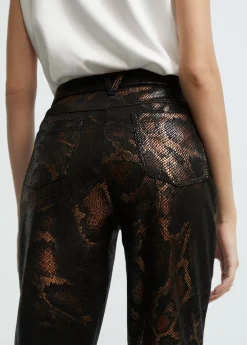 Pantalón estampado animal