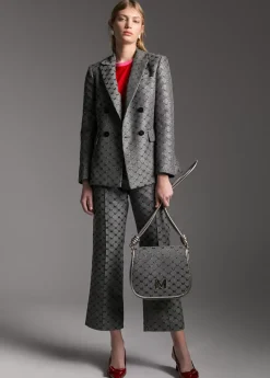 Pantalón jacquard monograma