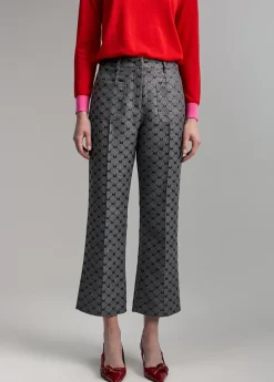 Pantalón jacquard monograma